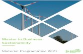Master in Business Sustainability - MBS - UFSCar