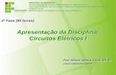 Apresentação da Disciplina: Circuitos Elétricos I