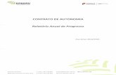 CONTRATO DE AUTONOMIA Relatório Anual de Progresso