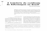 traietória da residência de Enfermagem no Brasil