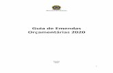 Guia de Emendas Orçamentárias 2020 - mds.gov.br