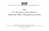 Os 72 Nomes de Deus (Shem Ha-Mephoresch)