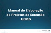 Manual de Elaboração de Projetos de Extensão UEMG
