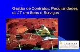 Gestão de Contratos: Peculiaridades da JT em Bens e Serviços
