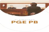 2º Simulado PGE PB -Procurador 07/08/2021