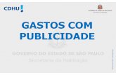 GASTOS COM PUBLICIDADE - Portal CDHU