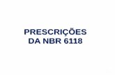 PRESCRIÇÕES DA NBR 6118 - Disciplina Online