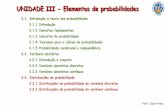 UNIDADE III - Elementos de probabilidades 3.3 ...