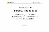 ROL ISSEC - SINDOJUS