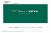 Relatório e Contas 2016 - Banco YETU