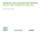 MANUAL DE FOLHAS DE FÉRIAS ENVIO EM FORMATO DIGITAL