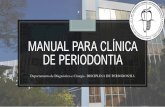 MANUAL PARA CLÍNICA DE PERIODONTIA - Unesp