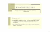 Evaporadores - Moodle USP: e-Disciplinas