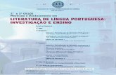 Mestrado e Doutoramento em Literatura Portuguesa ...