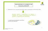 SEGURANÇA ALIMENTAR Sistema HACCP