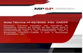 Nota Técnica nº 02/2020 -PGJ- CAOPP