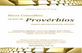 Ricos Conselhos no livro de Provérbios