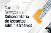 MINISTÉRIO DA SAÚDE Carta de Serviços da Subsecretaria …