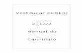 Vestibular CEDERJ 2012/2 Manual do Candidato