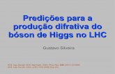 Predições para a produção difrativa do bóson de Higgs no LHC
