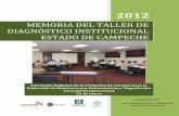 MEMORIA DEL TALLER DE DIAGNÓSTICO INSTITUCIONAL …