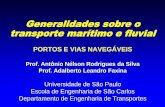 Generalidades sobre o transporte marítimo e fluvial