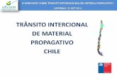 TRÂNSITO INTERCIONAL DE MATERIAL PROPAGATIVO CHILE