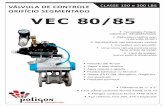VÁLVULA DE CONTROLE CLASSE 150 e 300 LBS ORIFÍCIO