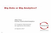 Big Data or Big Analytics? -