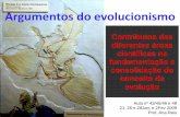Argumentos do evolucionismo - Universidade NOVA de Lisboa