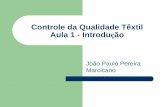 Controle da Qualidade Têxtil - University of São Paulo