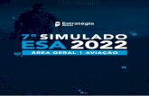 7º Simulado ESA 2022