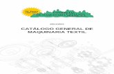 CATÁLOGO GENERAL DE MAQUINARIA TEXTIL