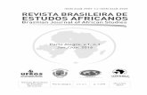 REVISTA BRASILEIRA DE ESTUDOS AFRICANOS