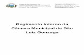 Regimento Interno da Câmara Municipal de São Luiz Gonzaga