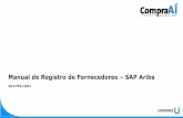 Manual de Registro de Fornecedores SAP Ariba