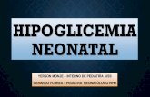 Hipo e hiperglicemia neonatal