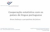 Cooperação estatística com os países de língua portuguesa