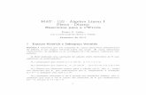 MAT - 122 - Álgebra Linear I Física - Diurno Exercícios ...