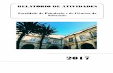 RELATÓRIO DE ATIVIDADES - Universidade de Coimbra