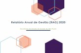 Relatório Anual de Gestão (RAG) 2020