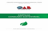 CARTILHA CONSUMO SUSTENTÁVEL