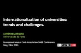 Internationalization of universities: trends and challenges