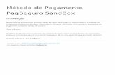 Método de Pagamento PagSeguro SandBox