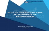 GUIA DE ORIENTAÇÃO PARA TELECONSULTA DE ENFERMAGEM