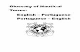 Glossary of Nautical Terms: English â€“ Portuguese Portuguese