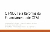 O FNDCT e a Reforma do Financiamento de CT&I