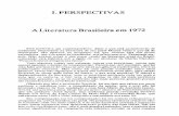 I. PERSPECTIVAS A Literatura Brasileira em 1972