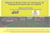 Método de Monte Carlo em simulações de transporte de ...