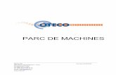 PARC DE MACHINES - OTECO